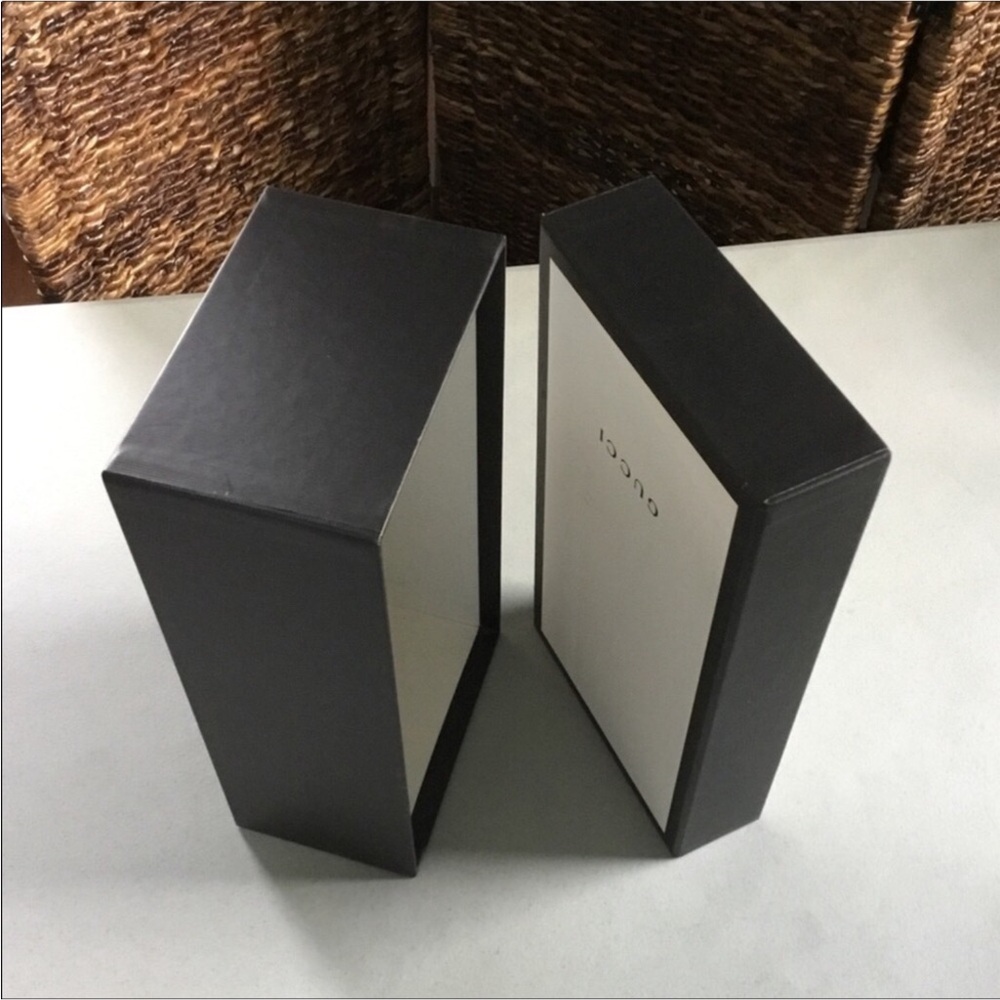 GUCCI EMPTY SHOE BOX NO SHOES 2/DUST BAGS BOX LABEL SIZE 37.5-7.5 - Picture 7 of 16